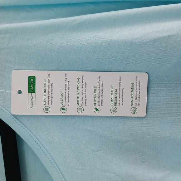 Women's Light Blue BAMBOO Sleepwear Set SIZE XXL - Picture 3 of 7